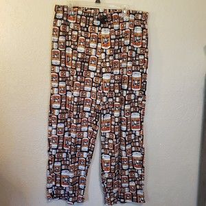 Universal Studios The Simpson’s Duff Beer Lounge Pants Size XL
